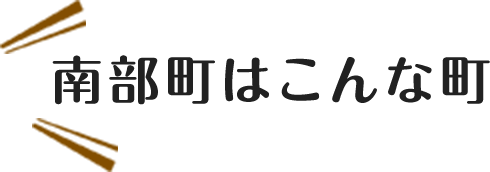 なんぶ町はこんな町